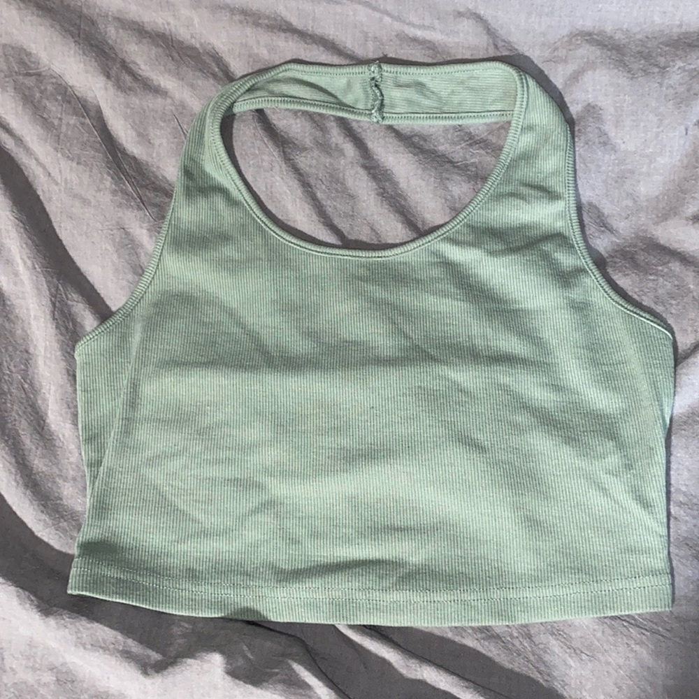 SHEIN halter crop top